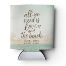 Elegante Favor de Casamento na Praia & Amor