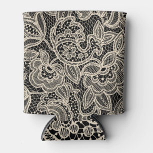 Porta-lata Elegante Lace Seamless Pattern Design