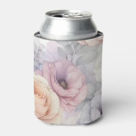 Porta-lata Elegantes Flores de Rosa