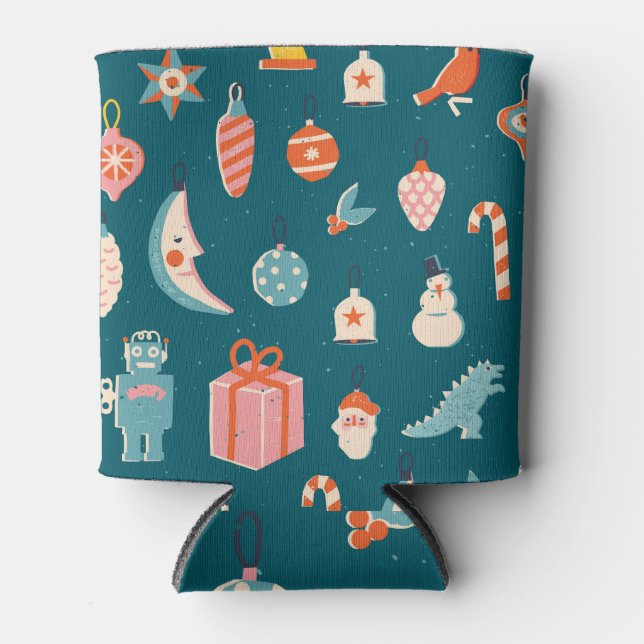 Porta-lata Elemento de Natal Conjunto de Férias de inverno (Frente)