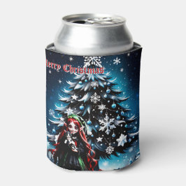 Porta-lata Elfo de Natal com Kitten.