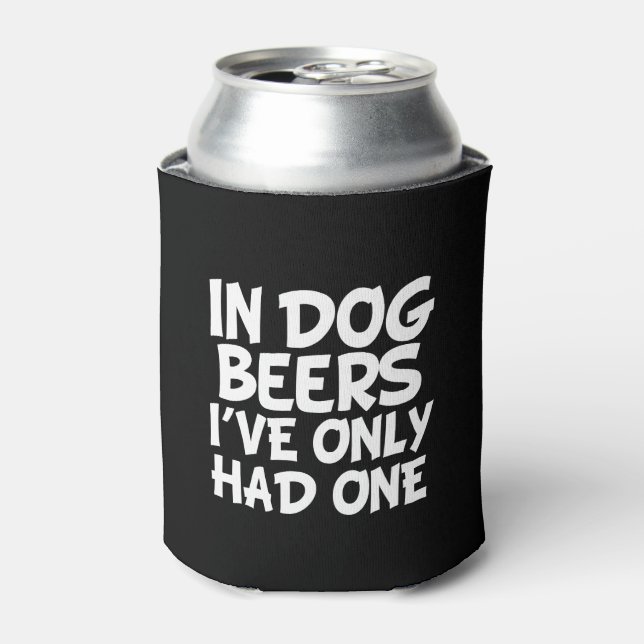 Porta-lata Em Cervejas De Cachorro Eu só tive um engraçado (Can Front)