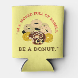 PORTA-LATA EM UMA PALAVRA DE BAGELS, SEJA UMA ROSQUINHA