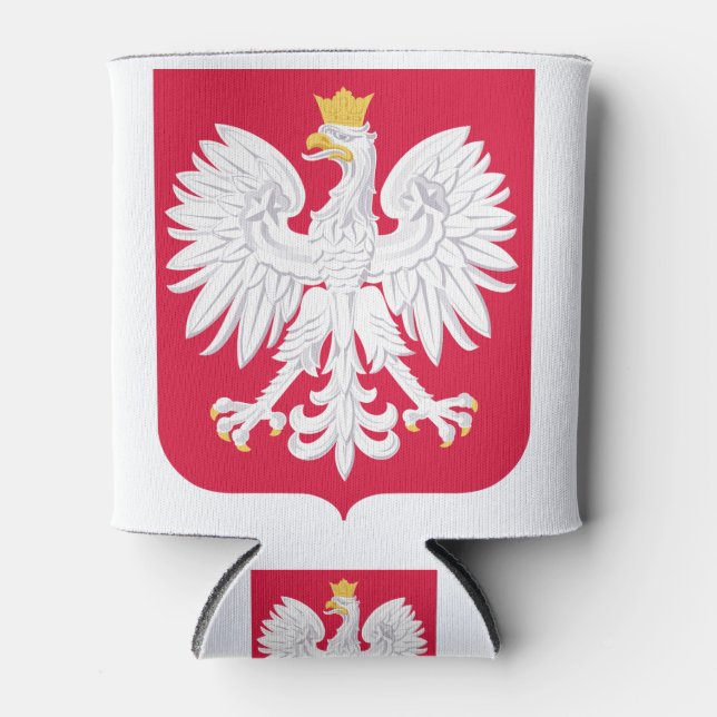Porta-lata Emblem Polonês - Polônia Shield - Polska Herb Pols (Frente)