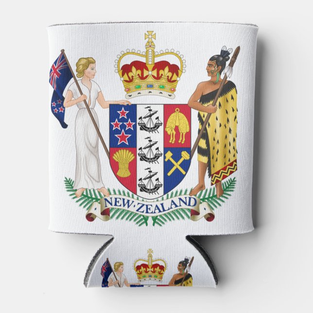 Porta-lata emblema da nova zelândia (Frente)