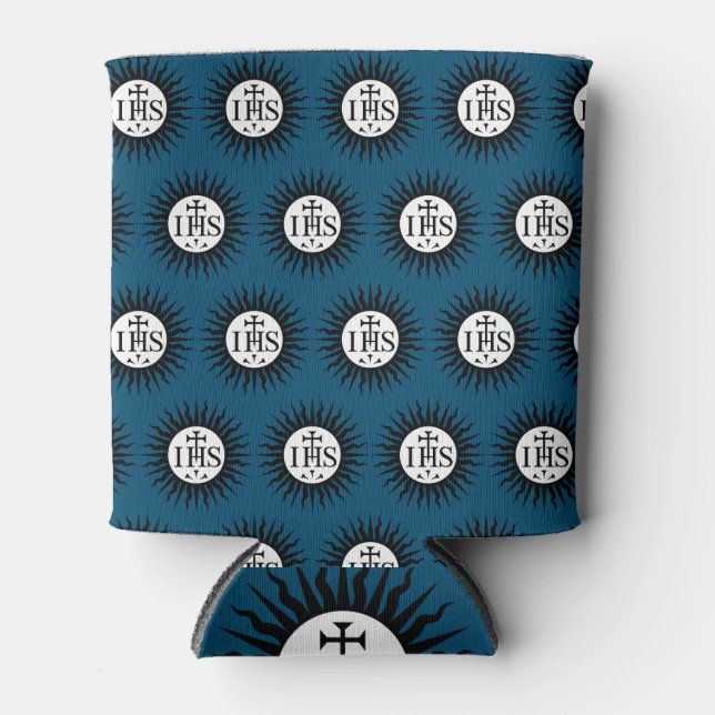 Porta-lata Emblema da Sociedade de Jesus (Frente)