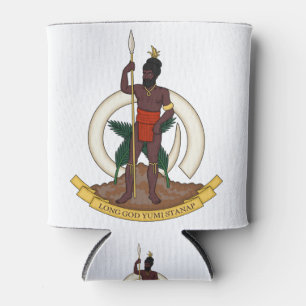 Porta-lata emblema de vanuatu