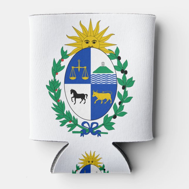 Porta-lata emblema uruguês (Frente)