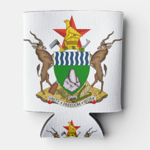 Porta-lata emblema zimbabwe
