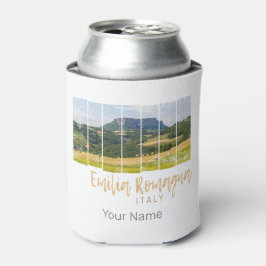 Porta-lata Emilia-Romagna Landscape Itália Vintage Souvenir