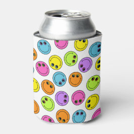 Porta-lata Emoji Rostos Sorrisos Coloridos