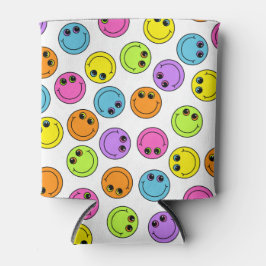 Porta-lata Emoji Rostos Sorrisos Coloridos