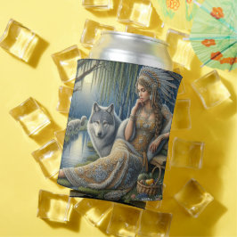 Porta-lata Encantamento Luar na Floresta Mística