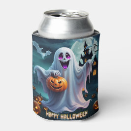 Porta-lata Encantando a design de Halloween.