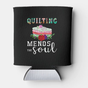 Porta-lata Encerrando Mends Soul Quilter Gift Amantes De Qu