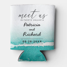 Porta-lata Encontre-Nos No Destino De Casamento, Salve A Data