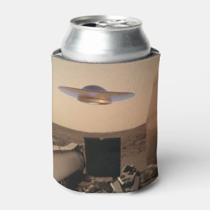 Porta-lata Encontro estrangeiro dos pires do UFO da