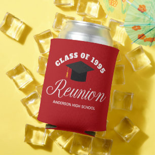 Porta-lata Encontro Personalizado do Ensino Médio Vermelho
