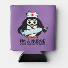 Porta-lata Enfermagem engraçada pode resfriar com enfermeira 