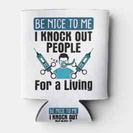 Porta-lata Enfermeira Anestesista Anestesiologista CRNA Sai