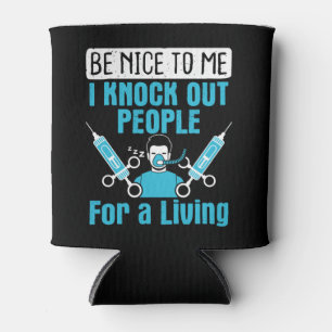 Porta-lata Enfermeira da CRNA, anestesista, derruba Pessoas