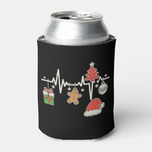 Porta-lata Enfermeira do Ritmo de Natal Temporada de Férias d