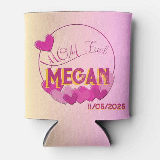 Porta-lata Enfriador 'Mom Fuel' editable (Frente)