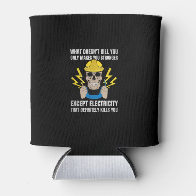 Porta-lata Engenheiro Elétrico Funny Gift (Frente)