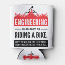 Engenheiro Fácil Como Andar de Bicicleta Humor Dia
