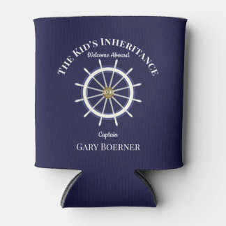 Porta-lata Engraçado Boas-vindas a bordo da roda do navio