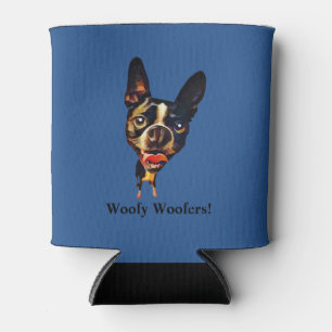 Porta-lata Engraçado Boston Terrier pode resfriar