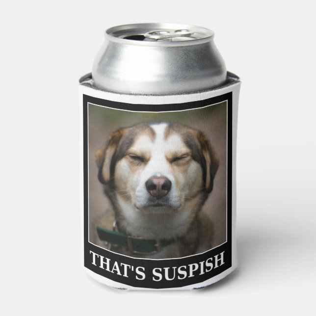 Porta-lata Engraçado Cachorro Meme (Can Front)