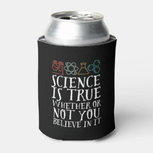 Porta-lata Engraçado Ciência é um verdadeiro Cientista Gee
