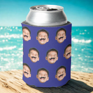 Porta-lata Engraçado CusTom Face Aniversário Favorece Despedi