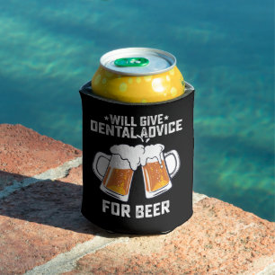 Porta-lata Engraçado Dará Conselho Odontológico Por Cerveja