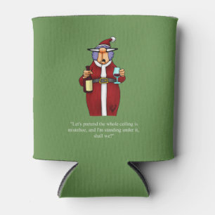 Porta-lata Engraçado humor de Natal pode resfriar presente
