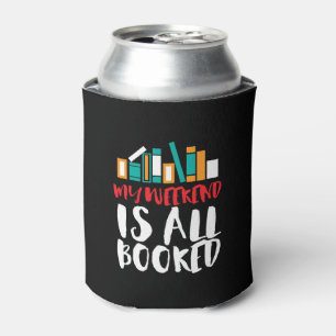 Porta-lata Engraçado Ler Bookworm Meu Fim De Semana Está Tu