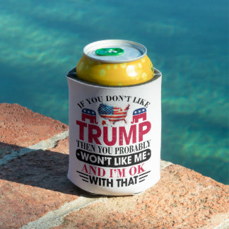Porta-lata Engraçado Não Goste do Trump Não Gosta de Mim