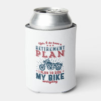 Engraçado Plano de aposentadoria de Biker aposenta