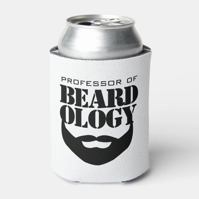 Porta-lata Engraçado Professor de Beardology (Can Front)