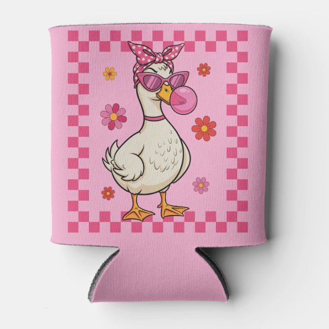 Porta-lata Engraçado Sassy Goose (Frente)