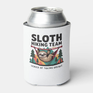 Porta-lata Engraçado Sloth Hiking - Este engraçado presente d