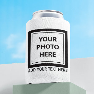 Porta-lata Enviar imagem foto & adicionar texto – Personaliza