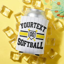 Porta-lata Equipa de Softbol Personalizada ADICIONAR NOME Var