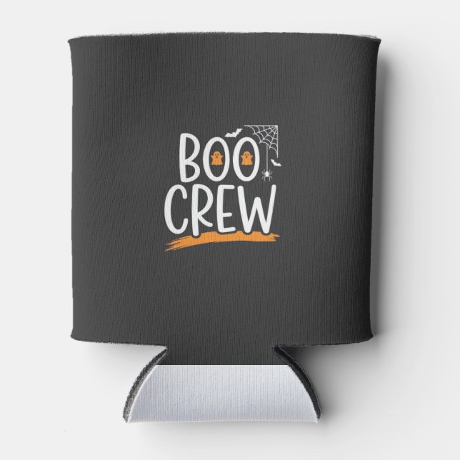 Porta-lata Equipe Boo Design de Fantasma de Halloween_1 (Frente)
