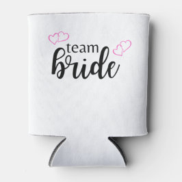 Porta-lata Equipe Bride Double Heart - Letra negra