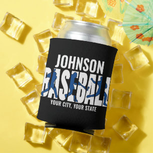 Porta-lata Equipe de beisebol ADICIONE NOME Campeão Jogo Joga