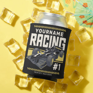 Porta-lata Equipe de Corridas Personalizada Piloto de Carro d