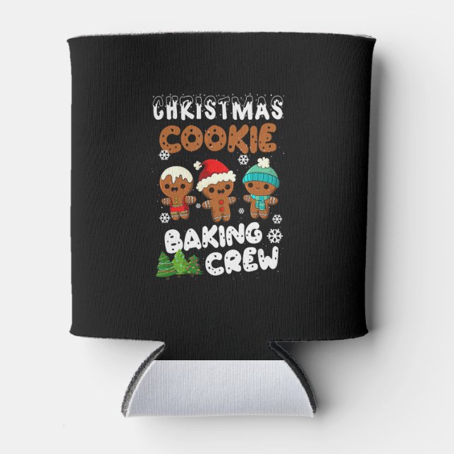 Porta-lata Equipe de panificação de biscoitos de Natal | pres (Frente)