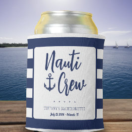 Porta-lata Equipe Nauti Listrada Âncora Despedida de Solteira